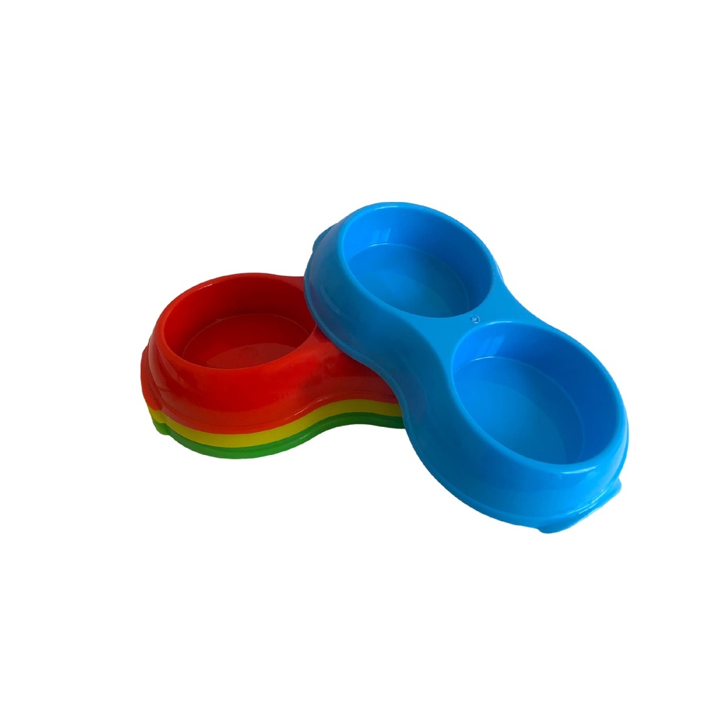 COMEDERO DOBLE REDONDO GRANDE (350ml x 2)