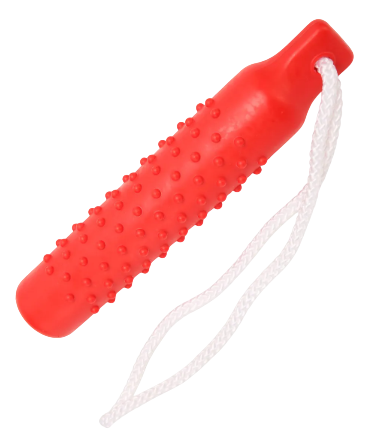 MORDILLO STICK ROJO CON SOGA